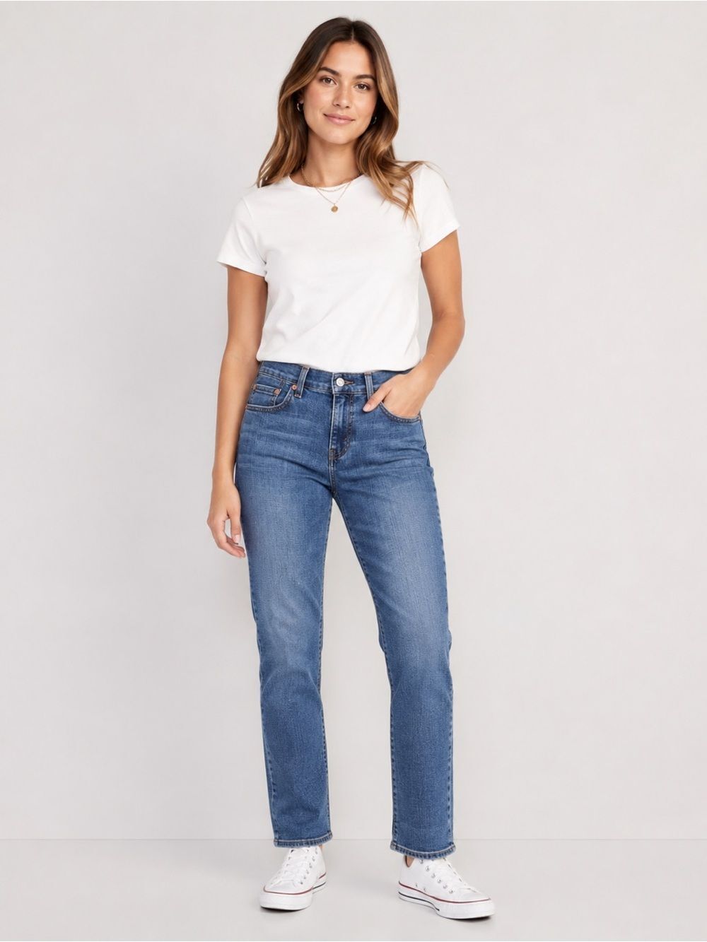 Levi’s 2008 Y2K 505 Straight Leg Jeans NWT Mid Rise Size 4 Medium Wash